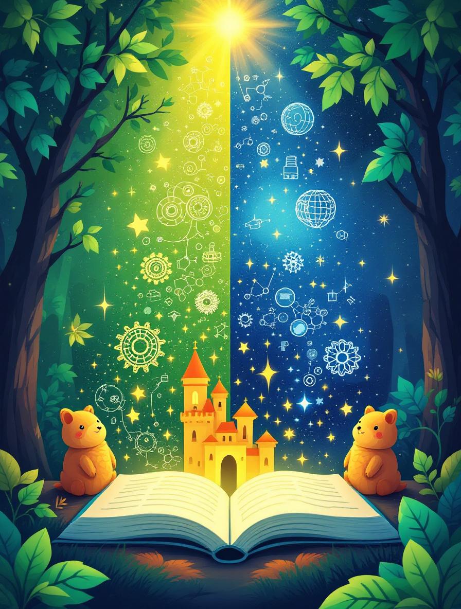 Do Conto de Fadas à Aventura do Conhecimento: Acompanhe seu Filho na Evolução da Leitura!